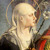 Św. Paula Rzymska, Ołtarz św. Augustyna, (fragment), Luca Signorelli, Gemäldegalerie Berlin, zdj. Wikipedia