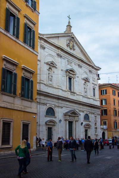 Facade of the Church of San Luigi dei Francesi
