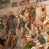 Saint Cecilia giving alms, fragment, Domenichino, Polet Chapel, Church of San Luigi dei Francesi