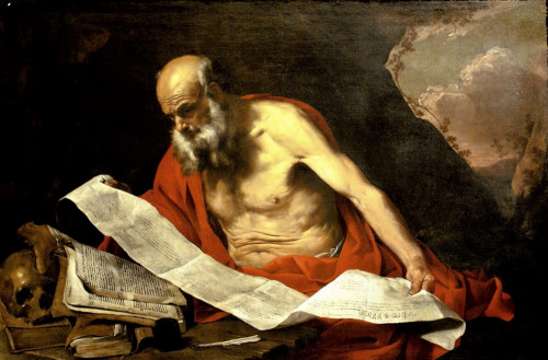 Saint Jerome at work, Hendrick de Somer, Galleria Nazionale d'Arte Antica, Palazzo Barberini, pic. Wikipedia
