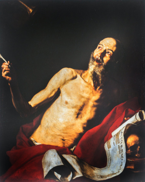 Święty Hieronim z trąbą Sądu Ostatecznego, Jusepe de Ribera, Galleria Doria Pamphilj