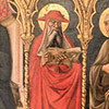 Madonna z czterema świętymi (Hieronim z lwem), Niccolò di Liberatore, Galleria d'Arte Antica, Palazzo Barberini