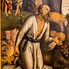Św. Hieronim z małym Chrystusem i św. Janem Chrzcicielem w tle, krąg Perugina, Galleria Nazionale d'Arte Antica, Palazzo Barberini