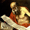 Saint Jerome at work, Hendrick de Somer, Galleria Nazionale d'Arte Antica, Palazzo Barberini, pic. Wikipedia