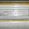 Tombstone of Pope Gregory XIV, fragment, Basilica of San Pietro in Vaticano, pic. Wikipedia
