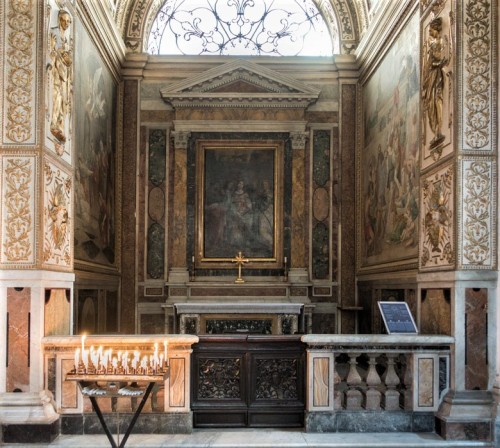 Polet Chapel, Church of San Luigi dei Francesi - a series of frescoes dedicated to St. Cecilia, Domenichino