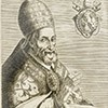 Rycina z wizerunkiem papieża Grzegorza XIV, zdj. Wikipedia
