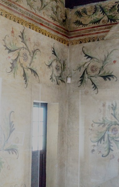 Casina del Cardinal Bessarione (dom letniskowy kardynała Bessariona) - dekoracja wnętrza drugiego pomieszczenia