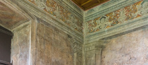 Casina del Cardinal Bessarione (the summer house of cardinal Bessarion) - loggia, frescoes