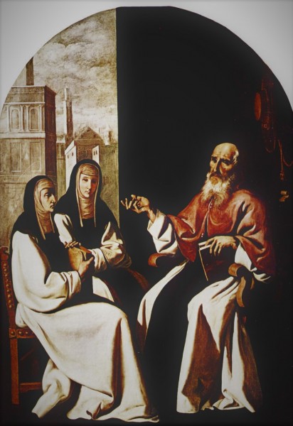 Saint Jerome with Saint. Paula and St. Eustochium, Francisco de Zurbaran, National Gallery of Art, Washington, DC, pic. Wikipedia