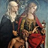 Saint Eustochium, St. Mary Magdalene and St. Hieronim, Luca Signorelli, Gemäldegalerie Berlin