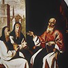 Święty Hieronim ze św. Paulą i św. Eustochium, Francisco de Zurbaran, National Gallery of Art, Waszyngton, DC, zdj. Wikipedia