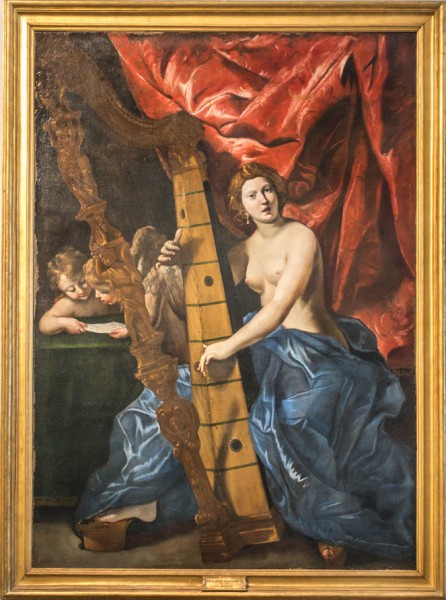 Venus Playing the Harp, Giovanni Lanfranco, Galleria Nazionale d'Arte Antica, Palazzo Barberini