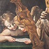 Wenus grająca na harfie, fragment, Giovanni Lanfranco, Galleria Nazionale d'Arte Antica, Palazzo Barberini
