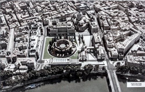 Mauzoleum Cesarza Augusta i okalający go plac (Piazza Augusto Imperatore) - nowa koncepcja urbanistyczna