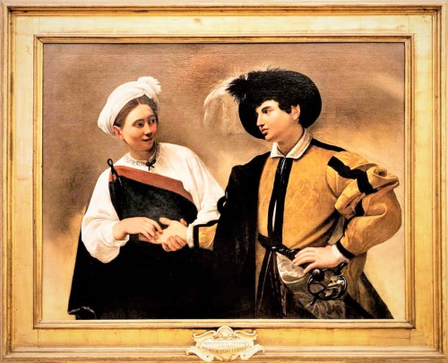 Caravaggio’s The Fortune Teller, Musei Capitolini - Pinacoteca Capitolina