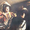 Caravaggio, Powołanie Mateusza na apostoła, fragment, kaplica Contarellich, kościół San Luigi dei Francesi