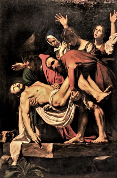 Złożenie do grobu, Caravaggio, Musei Vaticani