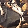 Dirck van Baburen, Złożenie do grobu, fragment, kaplica Piety, kościół San Pietro in Montorio