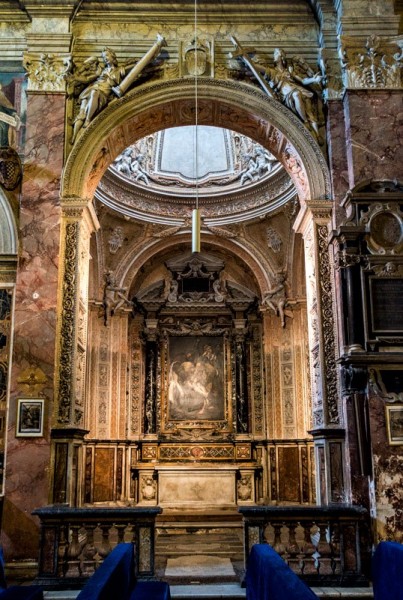 The Pieta Chapel (Cappella della Pietà) in the Church of San Pietro in Montorio