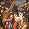 Niesienie krzyża, Dirck van Baburen, boczna ściana kaplicy Piety, kościół San Pietro in Montorio
