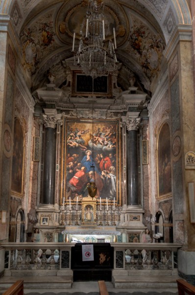Transitus Mariae, Carlo Saraceni, Church of Santa Maria della Scala