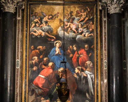 Przejście Marii, Carlo Saraceni, kościół Santa Maria della Scala