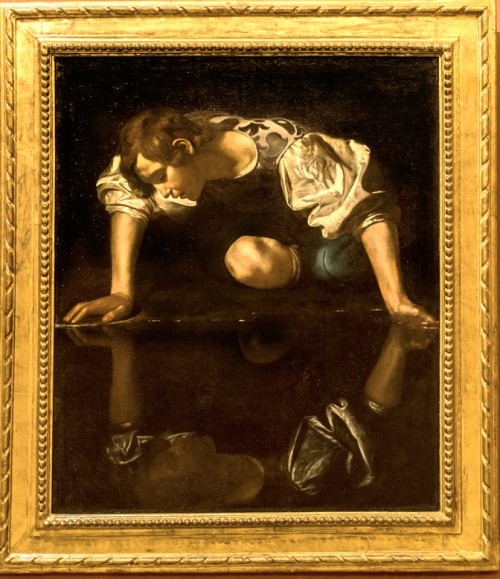 Narcissus at the Source, Caravaggio?, Galleria dell’Arte Antica, Palazzo Barberini