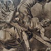 Gerrit van Honthorst, Ukrzyżowanie św. Piotra, rysunek na podstawie obrazu Caravaggia, Nasjonalmuseet, Oslo