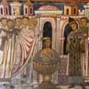 Baptism of Emperor Constantine at the hands of Pope Sylvester, San Silvestro Oratory at the Basilica of Santi Quattro Coronati