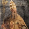 Papież Sylwester I, XVI w., oratorium San Silvestro przy bazylice Santi Quattro Coronati