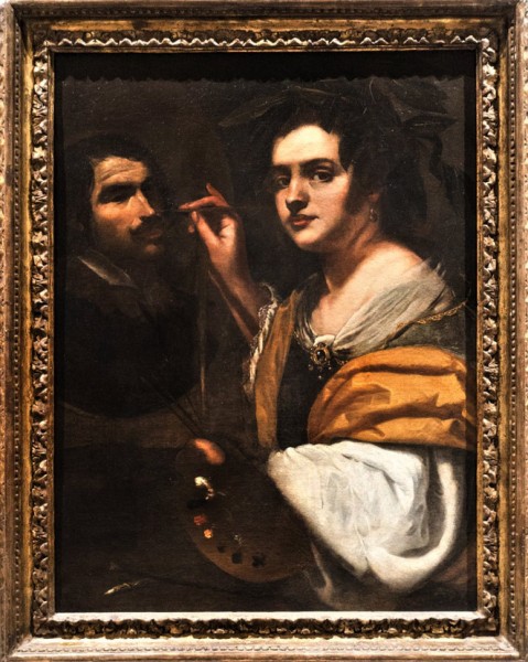 Artemisia Gentileschi, Alegoria Malarstwa (Autoportret przy sztaludze), Galleria Nazionale d'Arte Antica, Palazzo Barberini