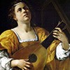 Saint Cecilia Playing the Lute, Artemisia Gentileschi, Galleria Spada