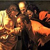 The Incredulity of St. Thomas, Caravaggio, Palais Sanssouci, Potsdam