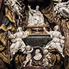 Pierre Le Gros, tomb of Pope Gregory XV and Cardinal Ludovico Ludovisi, Church of Sant'Ignazio - Ludovisi Chapel