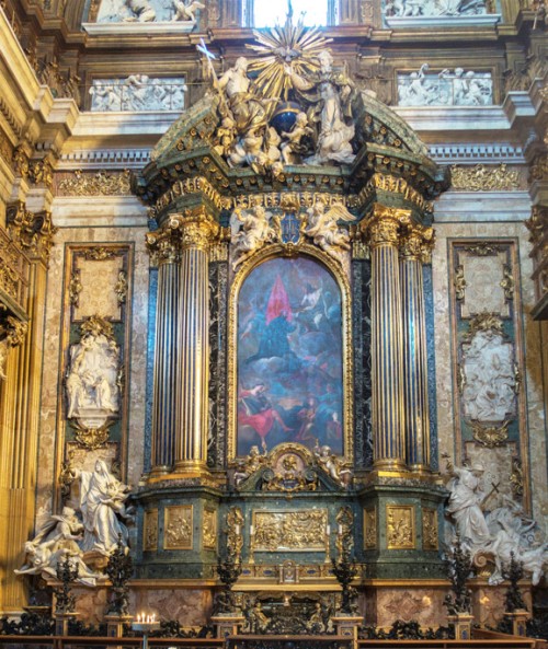 Ołtarz Ignacego Loyoli (Cappella Sant'Ignazio), transept kościoła Il Gesù