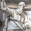 Pierre Le Gros, statue of St. Thomas, Basilica of San Giovanni in Laterano