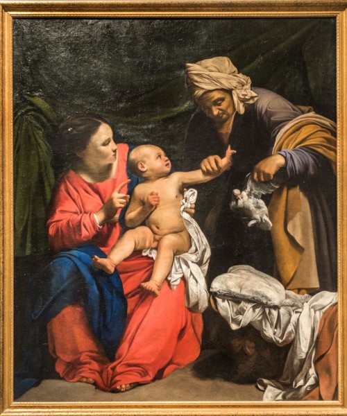 Madonna z Dzieciątkiem i św. Anną, Carlo Saraceni, Galleria Nazionale d’Arte Antica, Palazzo Barberini