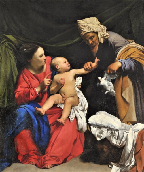 Madonna z Dzieciątkiem i św. Anną, Carlo Saraceni, Galleria Nazionale d’Arte Antica, Palazzo Barberini, zdj. Wikipedia
