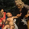 Carlo Saraceni, Madonna z Dzieciątkiem i św. Anną, fragment, Galleria Nazionale d’Arte Antica, Palazzo Barberini