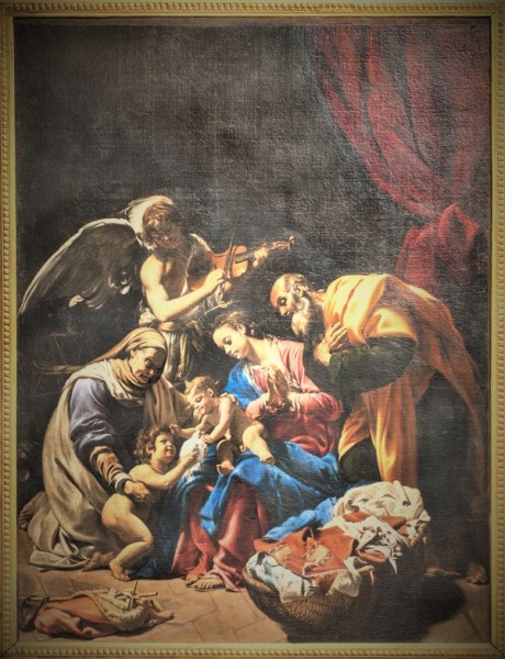 Orazio Borgianni, The Holy Family with St. Elizabeth, the Young St. John the Baptist, and an Angel, Galleria d’Arte Antica, Palazzo Barberini