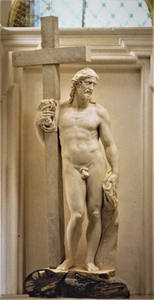 Christ Giustiniani, Michelangelo and unknown artist, Church of San Vincenzo, Bassano Romano