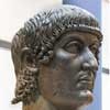 Emperor Constantine the Great, head made out of bronze, Musei Capitolini