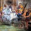 Triumfalny wjazd Konstantyna do Rzymu po zwycięstwie nad Maksencjuszem, Andrea Comassei, XVII w., baptysterium San Giovanni