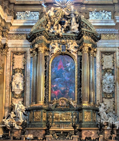 Kościół Il Gesù (transept), ołtarz Ignacego Loyoli (Cappella Sant'Ignazio)