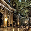 Il Gesù church, interior, designed by Jacopo da Vignola