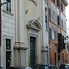 Via del Mascherone, facade of the Church of Santi Giovanni e Petronio