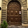 Via del Mascherone, portal of the main entrance to the Congregation of the Sons of the Blessed Virgin Mary of the Immaculate Conception
