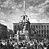 Piazza Farnese w czasie karnawału, Paolo Panini, zdj. Wikipedia