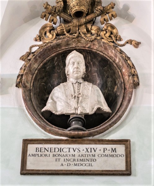 Popiersie papieża Benedykta XIV, Musei Capitolini